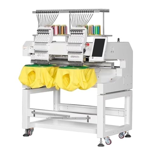 Double Head Embroidery Machine, Multi-Needle Computerized Embroidery Machine with 7