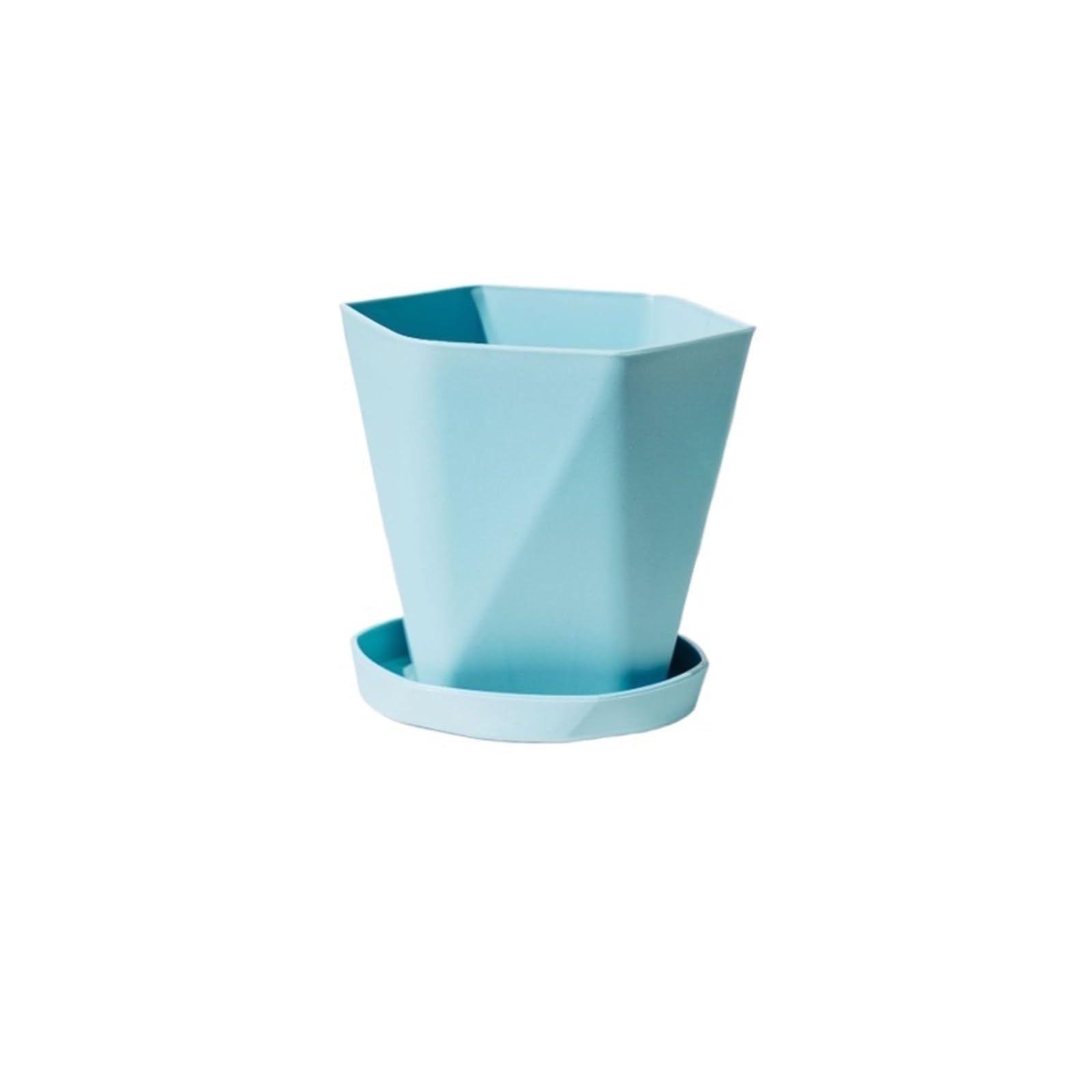 Lkvent Plastic Plant Pots with Trays Small Modern plant pots