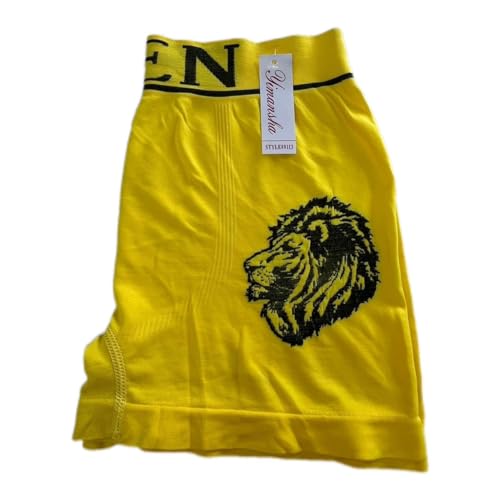 Generic Soft Breathable Boxers Men Summer Elastic Mid Waist Solid Color Seamless U Convex Quick Dry Moisture- wicking Firm 12pack Multi, 00-03