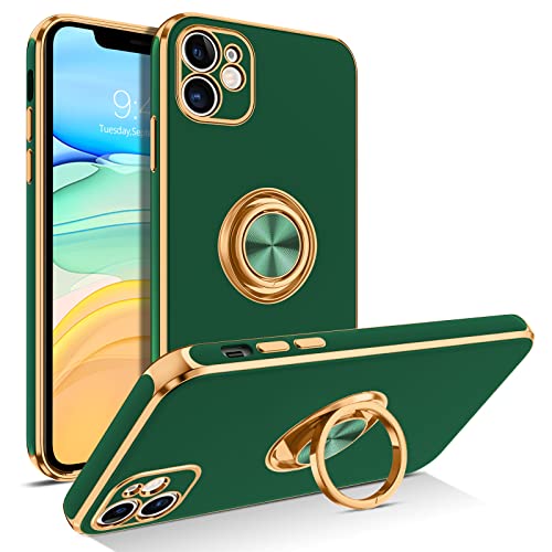 BENTOBEN iPhone 11 Case with 360Â° Ring Holder, Shockproof Slim Kickstand Magnetic Support Car Mount Women Men Non-Slip Protective Phone Case for iPhone 11 6.1