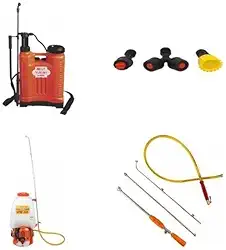 Kit Pulverizador Costal a Gasolina 25l Vpm260 e Pulverizador Costal Manual 20l Vp20l Vulcan Trent Laranja