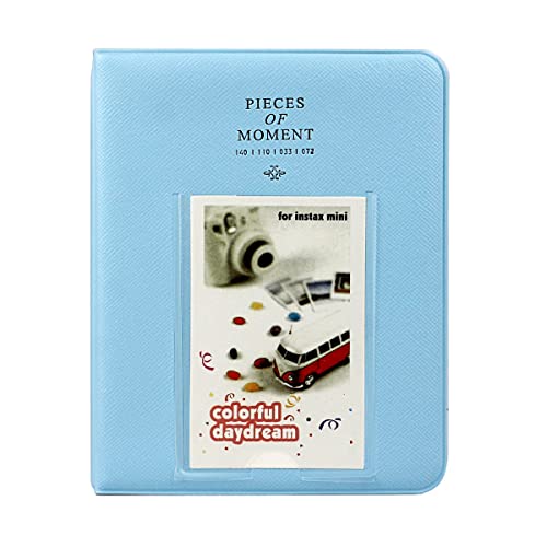 Álbum Instax Mini para 64 fotos Pieces of Moment Azul - AMD64-03