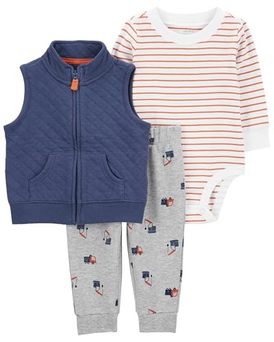 Image of Carter's Baby Boys 3 Piece Little Jacket Set (Polar Bear)