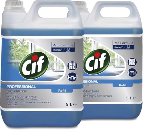 Cif Pro Formula Glasreiniger, 5L (2er Pack) Kanister