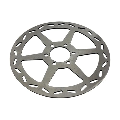 Rotor frein avant 180mm en acier ventilé pour kart et scooter