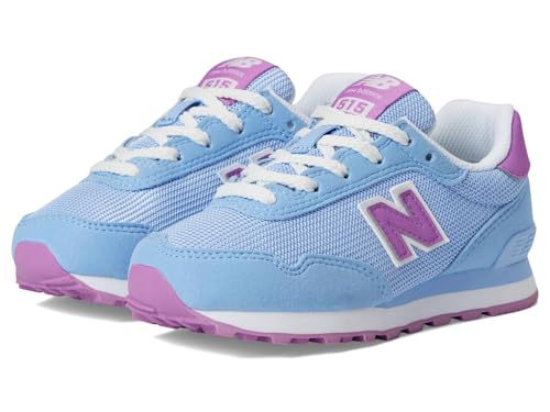 New Balance Kid's 515 V1 Lace-Up Sneaker, Electric Sky/Passion Fruit, 2 M Little Kid