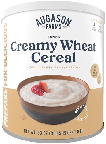Augason Farms Creamy Wheat Cereal 3 lbs 15 oz No. 10 Can main image 0