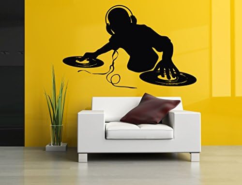 Wall Room Decor Art Vinyl Sticker Mural Decal Dj EDM Poster Spinning AS2746