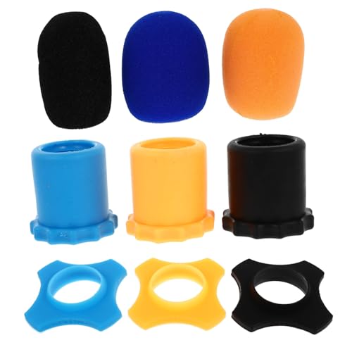 HANABASS Convenient Microphone Protective Covers Durable Material Accessory for Conference Rooms Performances Easy to Replace Old Covers Fit for Microphones