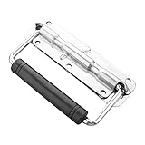 MroMax 5.35' x 1.57' Chest Handle Spray Paint Iron Surface Mounted Chest Ring Pull Handle 136mm x 40mm for Toolbox Cabinet Drawer Box Silver Tone 1Pc