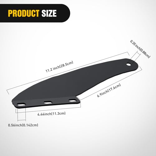 Image of Nilight 50 Inch Curved Light Bar Bracket for Ford Ranger 1993-2011 Pickup | for Ford Ranger 1993-2011 Pickup 4-Door or 2-Door, Upper Windshield Roof Cab Brackets