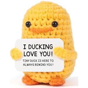 MBL Gifts for Girlfriend Her Him - Handmade Funny Small Cute Crochet Duck for Fiance Couple Women Wife Husband Him Boyfriend Birthday Easter Stocking Stuffers MBL Gifts for Girlfriend Her Him Handmade Funny Small Cute Crochet Duck for Fiance Couple Women Wife Husband Him Boyfriend Birthday Easter Stocking Stuffers