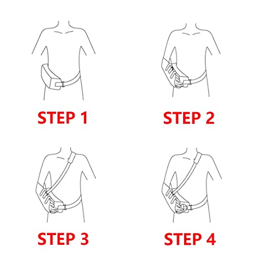 Image of DIALDRCARE Arm Sling Support for Shoulder, Elbow, Wrist & Arm Injury - Adjustable & Comfortable Arm Sling (ARM HOLDER 2)