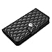 Rfvzubemok Compatible with Vivo V50 Lite 5G,Compatible with Vivo V50 Lite 5G (Not 4G) Magnetic Closure Card Slots Flip Kickstand Case Black