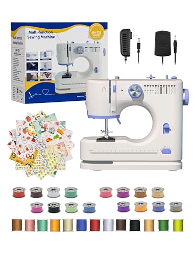 Portable Sewing Machine, Lncludes Beginner Basic Sewing Machine Kit,...