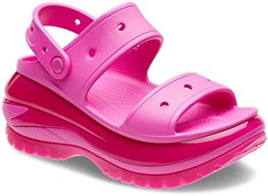 Crocs Unisex Classic Mega Crush Platform Sandals Wedge, Juice, Numeric_10 US Men | Image 4