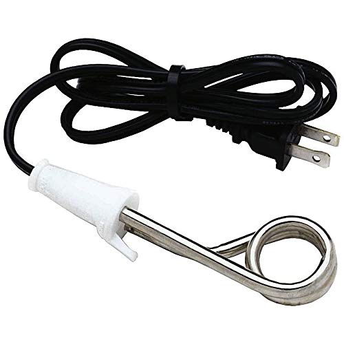 Electric Water Heater - Instant Immersion Water Heater - Portable Electric Water Heater 300W - Electric Immersion Heater Warmer for Water Tea Coffee Soup - Cup Water Heater Portable for Travel