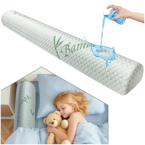 LVYSHOW Waterproof Bed Bumper for Toddler, Soft Baby Foam Rail for Full, Queen, Twin, King Size Bed, Green, 1 Pack