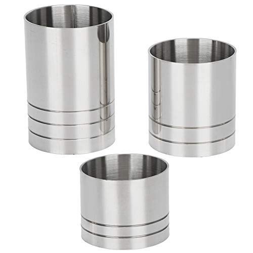 Duokon Cocktail Jigger Bar Drink Measuring Cup Ounce Cup Set Bartender Tool (25ml+35ml+50ml), Measuring Cups for Cocktail, Dual Cocktail Measure Jigger for Shot Measure/Spirit Measures