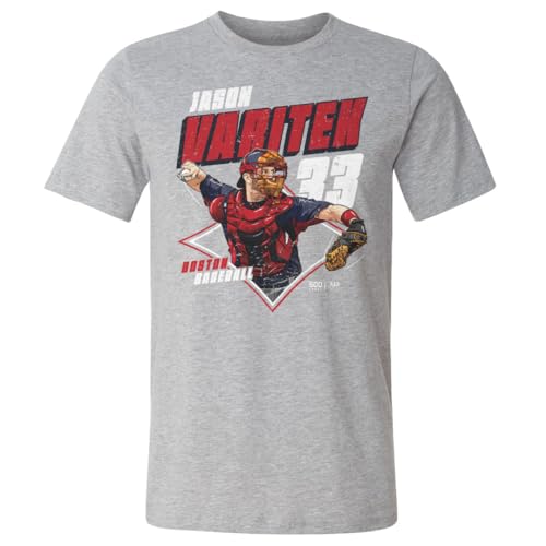500 LEVEL Jason Varitek Boston Diamond Shirt (Heather Gray, XX-Large)