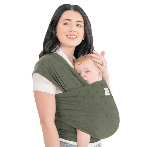 KeaBabies Baby Wrap Carrier - All in 1 Original Baby Carrier Newborn to Toddler Sling, Easy to Wear, Hands Free Bonding, Lightweight, Breathable...