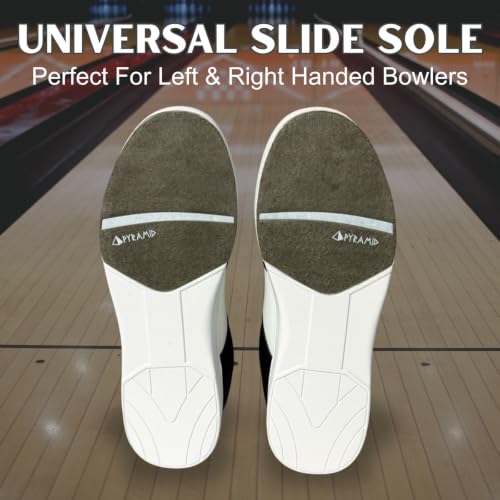 Image of Pyramid Men's Path Lite Seamless Mesh Bowling Shoes - Lightweight Seamless Design, Athletic Fit, Breathable Knit Upper, Universal Slide Soles