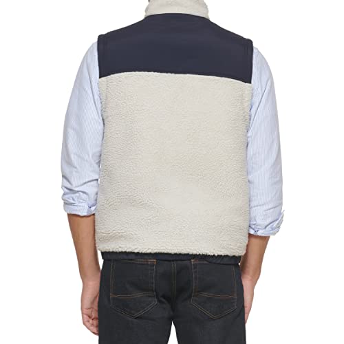 Tommy Hilfiger Men's Contrast Sherpa Stand Collar Vest4