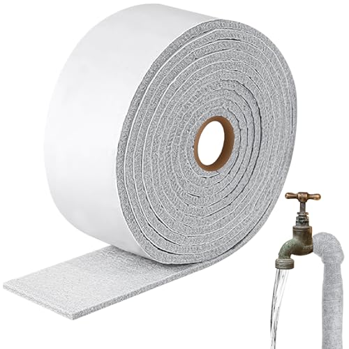 Filzband Rohrisolierung Selbstklebend Filzstreifen Klebefilz Filzklebeband Filzgleiter Rolle für Stühle Möbel Oder Fenster Heizungsrohre Dämmung Anti Condensation Feuchtigkeitsabsorber Lärmreduzierung