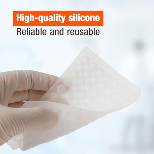 Image of PEKYBIO 96-Well Silicone Sealing Mat 10Pcs. Round Well, Non-Sterile