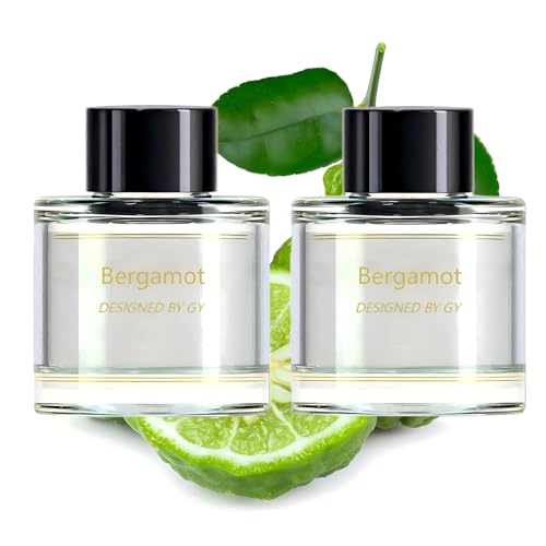Image of Smart Car Air Freshener Perfume Refill,3.38 fl oz (100ml), lasts 4-12 months, safe for pregnant women and babies (Bergamot-fresh, 2-Pack)