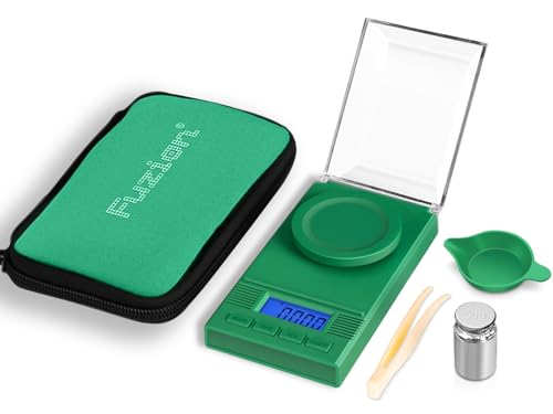 Fuzion Digital Milligram Scale 50g/0.001g, Powder Scale 6-in-1 Kit