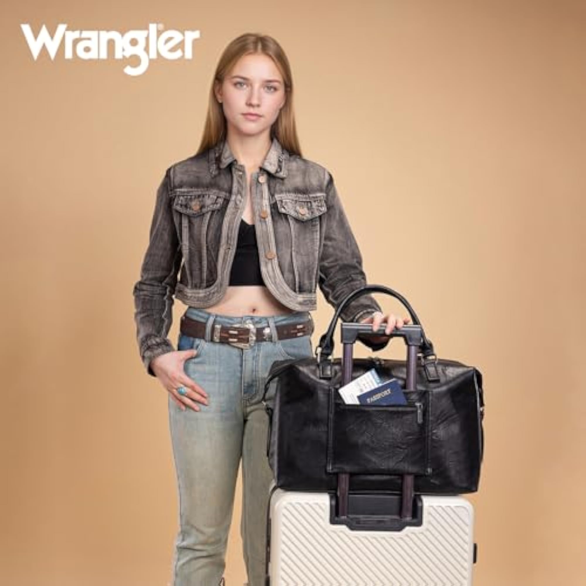 Wrangler Duffle Bag for Travel and Weekend Getaways