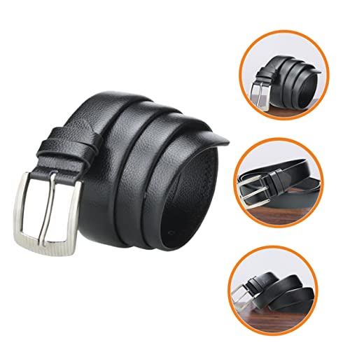 BESPORTBLE Men Adjustable Waist Belt Casual Jean Belt for Daily Wear Imitation Material for Husband Dad Boyfriend Versatile Style for Shorts Jeans3