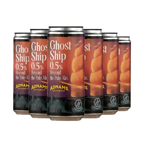 Adnams Ghost Ship 0.5% Citrus Low Alcohol Pale Ale | 6 x 330ml Cans