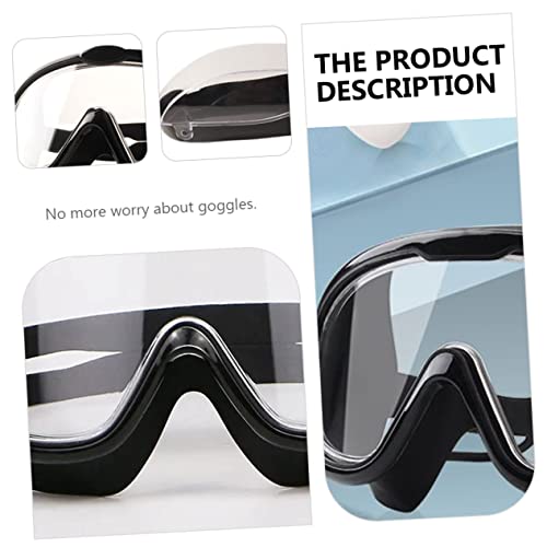 Lunettes pour bébé anti infiltration d'eau avec bouchon d'oreille intégré noir