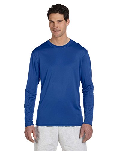 Champion Men's Long-Sleeve Double-Dry Performance T-Shirt