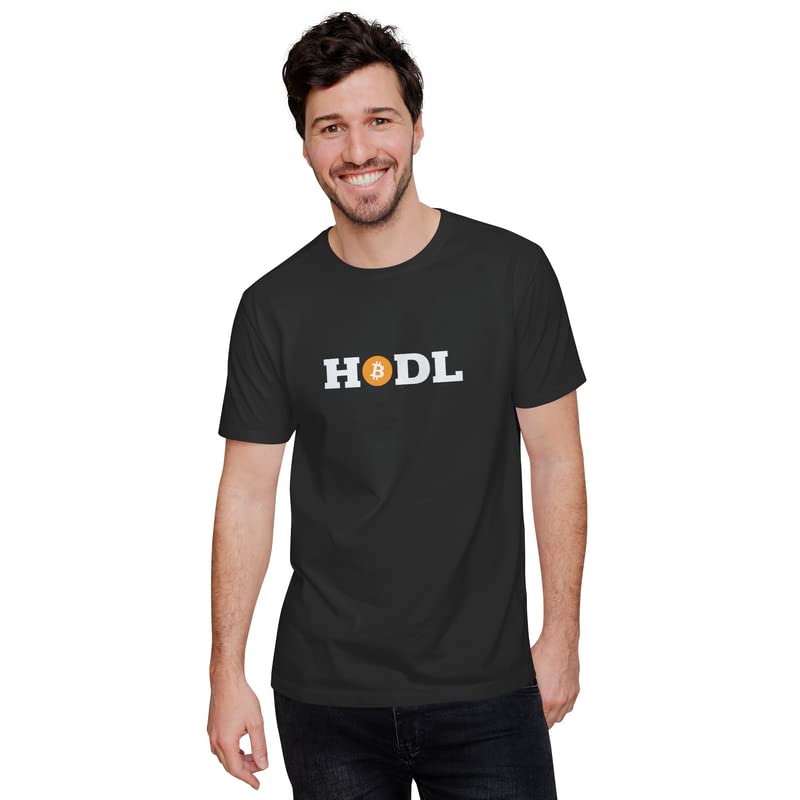 InDIAn CLOTHInG COMen's Regular Fit Bitcoin Crypto Hodler Graphic Printed T-Shirt