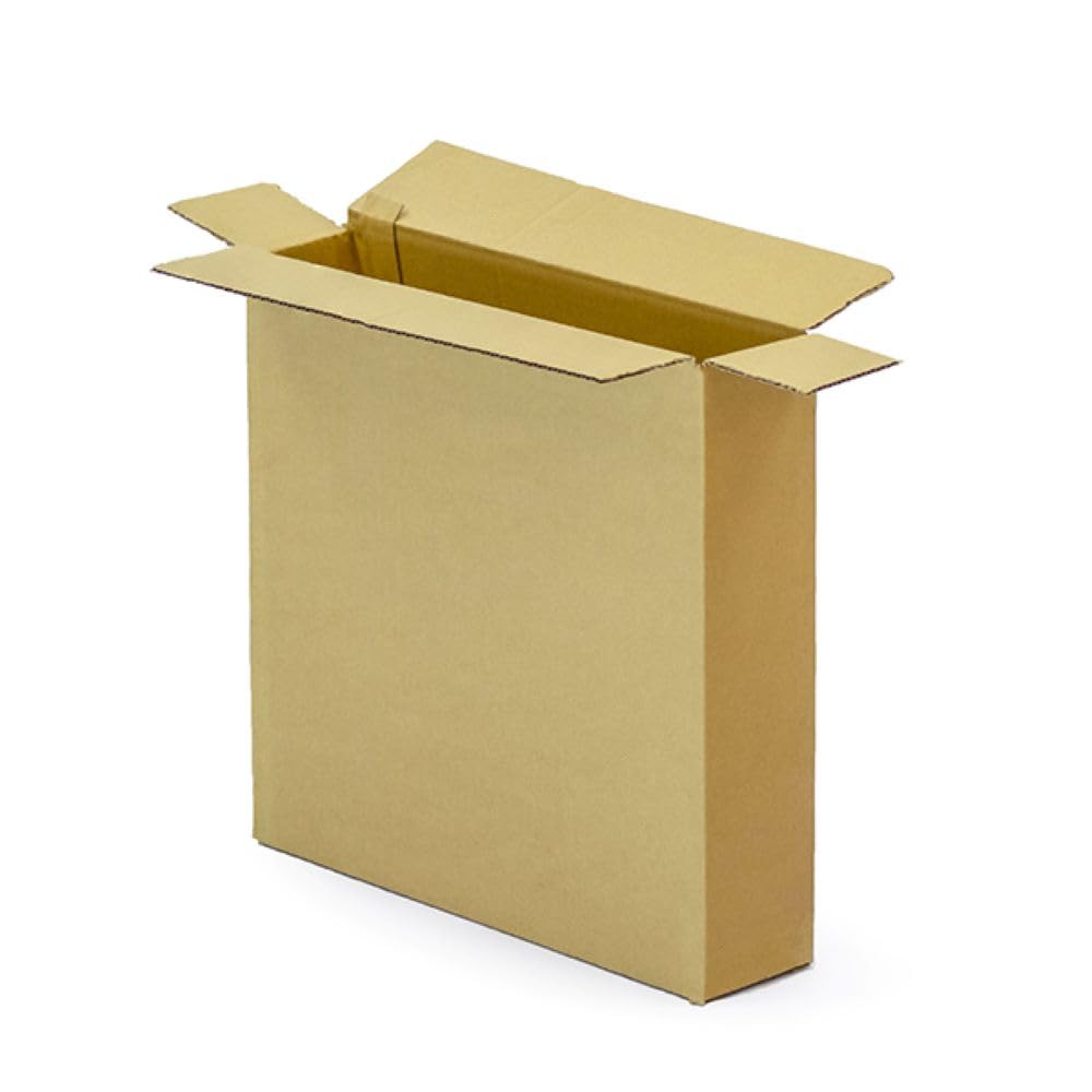 Cardboard Box ━ Suitable for Posting Small, Medium & Large Parcels; Single Wall Eco-friendly Shipping Cartons by TGL PACKAGING™ (25) 12.5x3x12.5 inches (320x75x320 mm)
