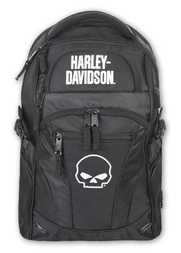 Harley-Davidson Willie G Skull Logo Renegade Lightweight Backpack - Black