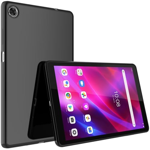 BREPRIO Case for Lenovo 8.0 Inch Tab M8 Gen 3 2022/ Smart Tab M8 Gen 3/Tab M8 HD LTE 2021/ Tab M8 HD/Smart Tab M8/Tab M8 FHD 2019 [Lightweight + Protective] Shockproof Soft Ultra Slim Cover Black