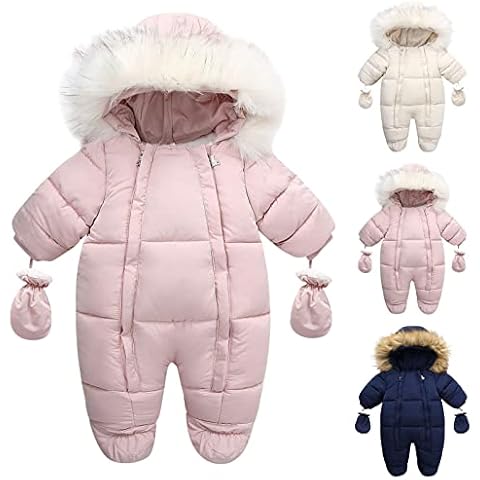 SRTUMEY Baby Snowsuit for Winter Wear Cover