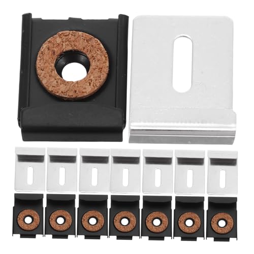 SOESFOUFU 4 セット壁掛けステンレス製鏡固定クリップ 不錆鋼製耐湿性ガラスクランプ 浴室用フレームレスミラー用ホルダー 安定した な取り付け