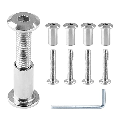 Cabinet to cabinet installation post screws frameless