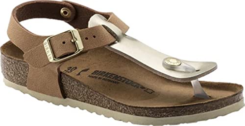 Birkenstock Kairo Kids BF Soft Metallics Gold Brown 12-12.5 Narrow Little Kid