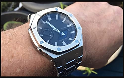Bracelet montre GA2100 acier inoxydable kit modification GA-2110 - 2