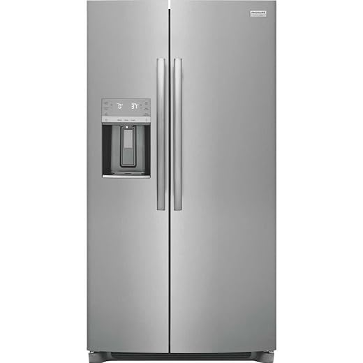 Gallery 25.6 Cu. Ft. 36" Standard Depth Side by Side Refrigerator in Smudge-Proof Stainless Steel