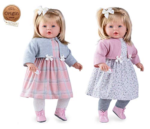 Nines D'onil Grande poupée Leonor 63 cm parfumée Originale avec tétine