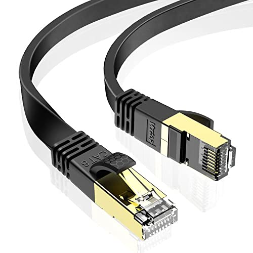 HB-DIGITAL Cavo patch CAT.8 LAN, piatto U/FTP, LSZH, 2