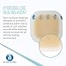Dynarex DynaDerm Hydrocolloid Dressings, Sterile Moist Bandages Used for All Kinds of Wounds, 4