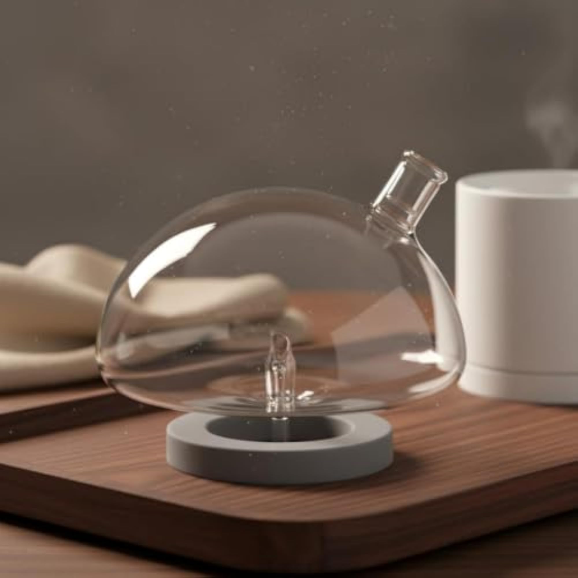 Thick Bottom Waterless Atomizer Glass Nebulizer